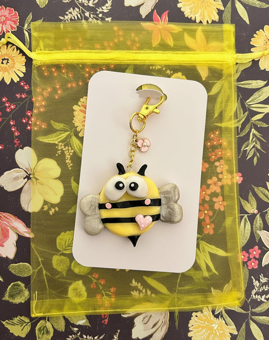 Bee Keychain/Purse Charm