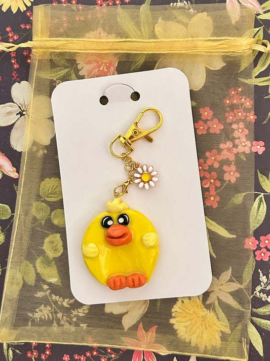 Yellow Chick Keychain/Purse Charm