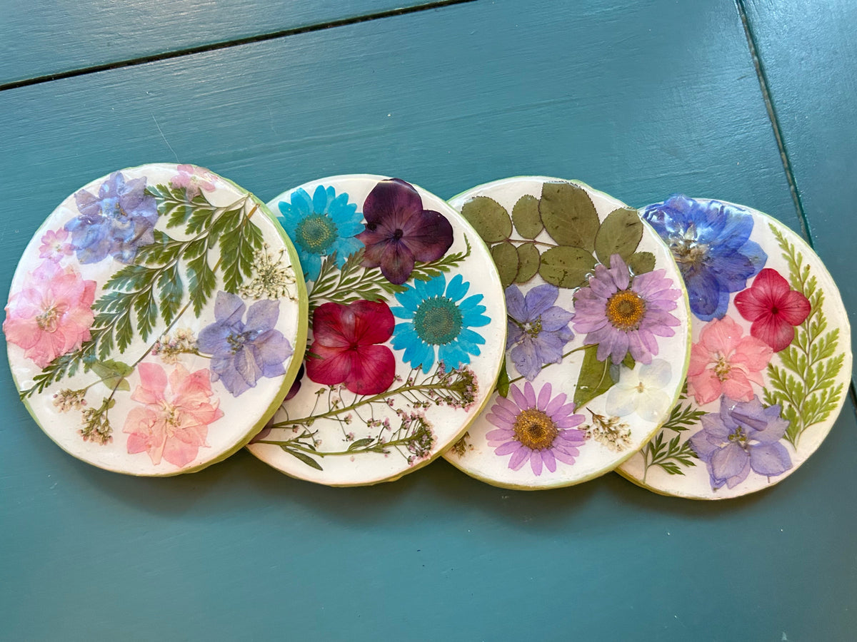 Wildflower Coaster Set