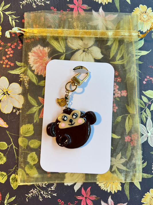 Monkey Keychain/Purse Charm
